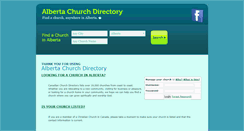 Desktop Screenshot of ab.churchdirectory.ca