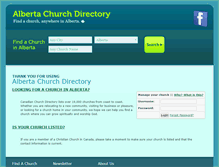 Tablet Screenshot of ab.churchdirectory.ca